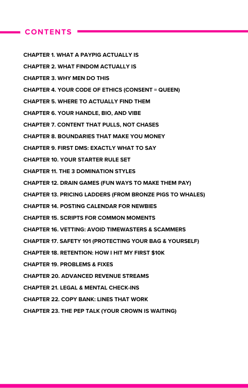 The Big Sister’s Guide: How To Find A PayPig